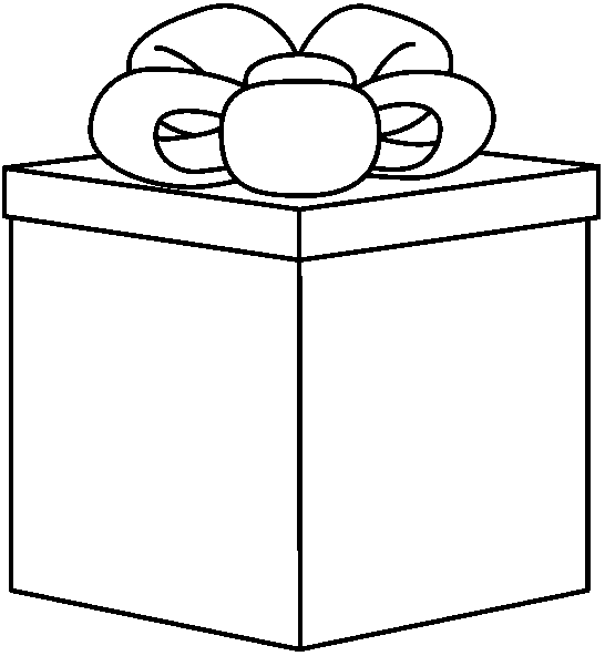 Present clipart black and white free - ClipArt Best - ClipArt Best