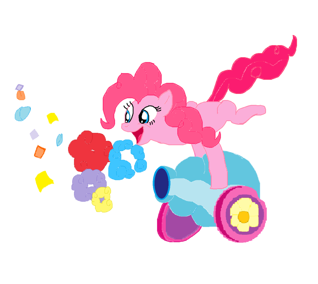 Pinkie Pie with Party cannon by sylis1232 on DeviantArt