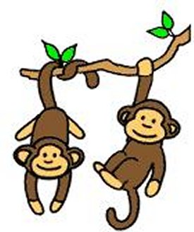 Swinging Monkey Clipart - Free Clipart Images