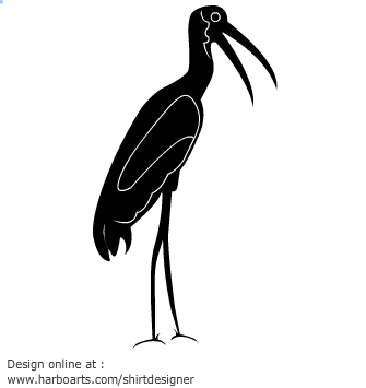 Download : Stork - Vector Graphic