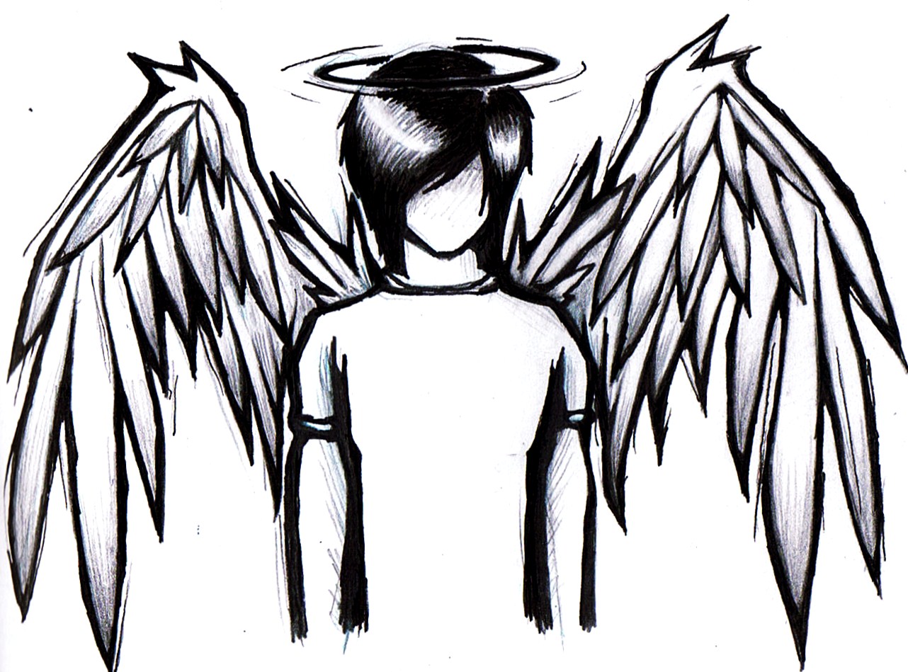 images of emo angels