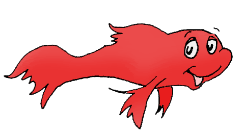 Cute red fish clipart - ClipartFox
