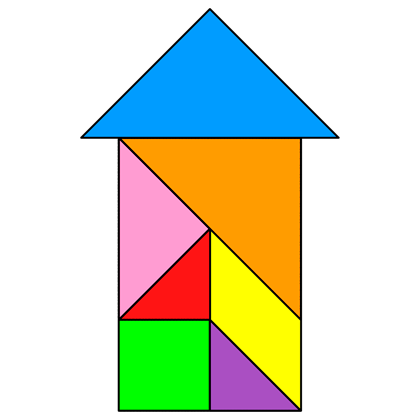 Tangram House - ClipArt Best