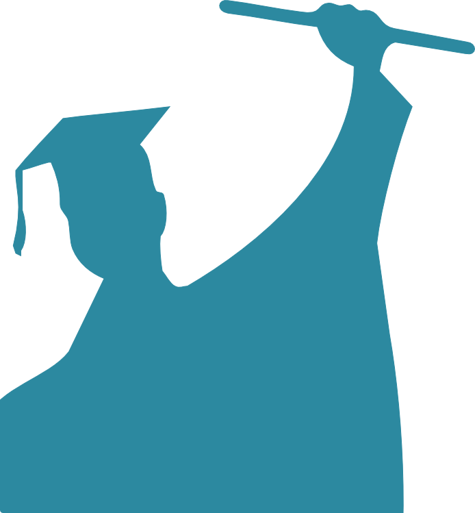 Graduation Silhouette Clipart