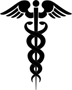 Caduceus Medical Symbol Clip Art - vector clip art ...