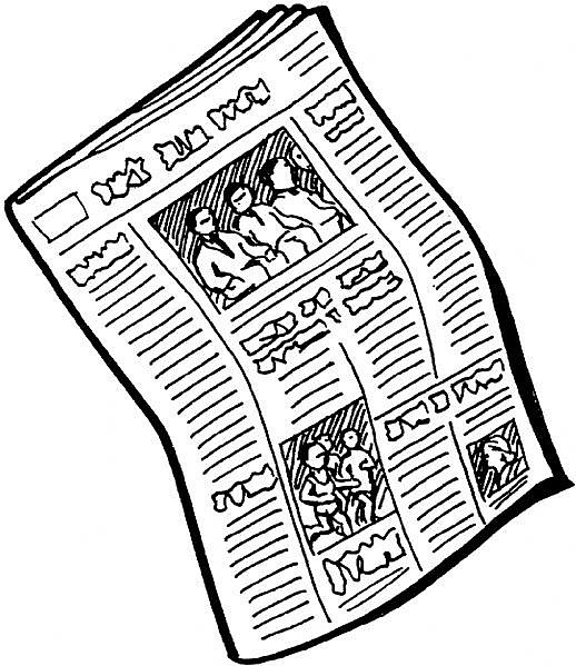 Cartoon Newspaper Clip Art, Go Back > Gallery For > Clipart ...