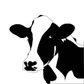 Holstein Dairy Cow Clipart