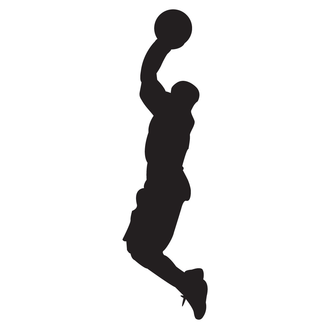 Basketball Player Silhouette Clipart