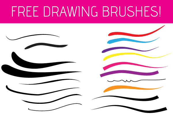 Free Illustrator Drawing Brushes | 123Freevectors