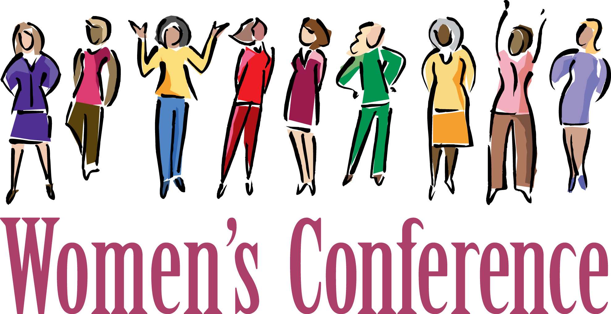 Womens conference clipart