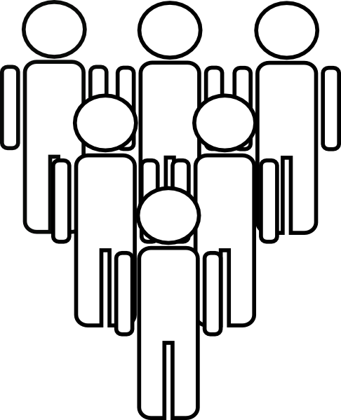 Outline Of People Clip Art