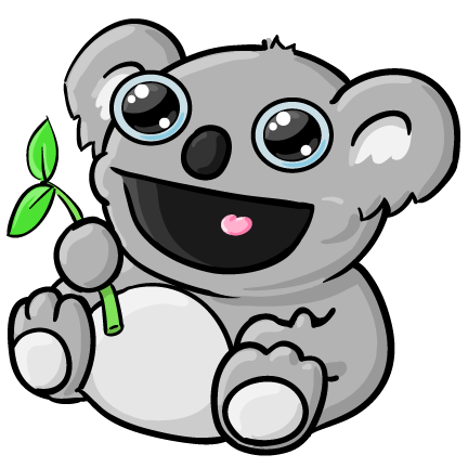 Best Photos of Cartoon Koala On Head - Koala Bear Clip Art, Koala ...