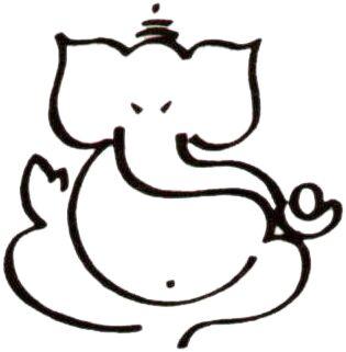 Ganesh Outline - ClipArt Best