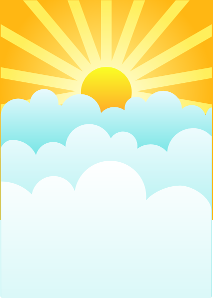 Rising Sun Clip Art - vector clip art online, royalty ...