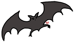 Free Halloween Clipart Bat Clipart, Echo's Cartoon Bat Clipart