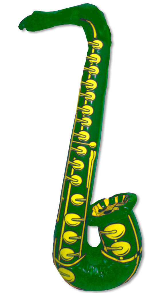 Inflatable Saxophone Green Inflatable Saxophone Inflatable ...