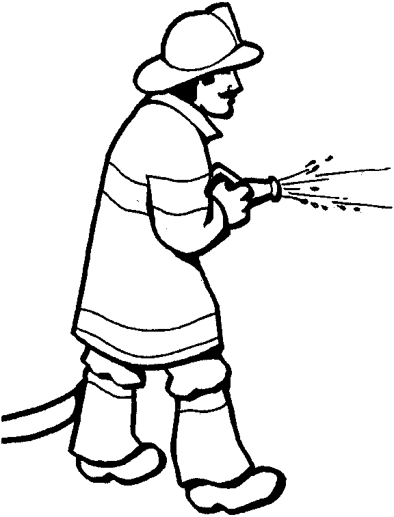 Firefighter Coloring Pages - Others ColoringPedia