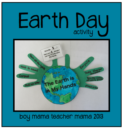 Teacher Mama: FREE Earth Day Activities {After School Linky} - Boy ...