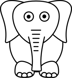 White elephant free clipart