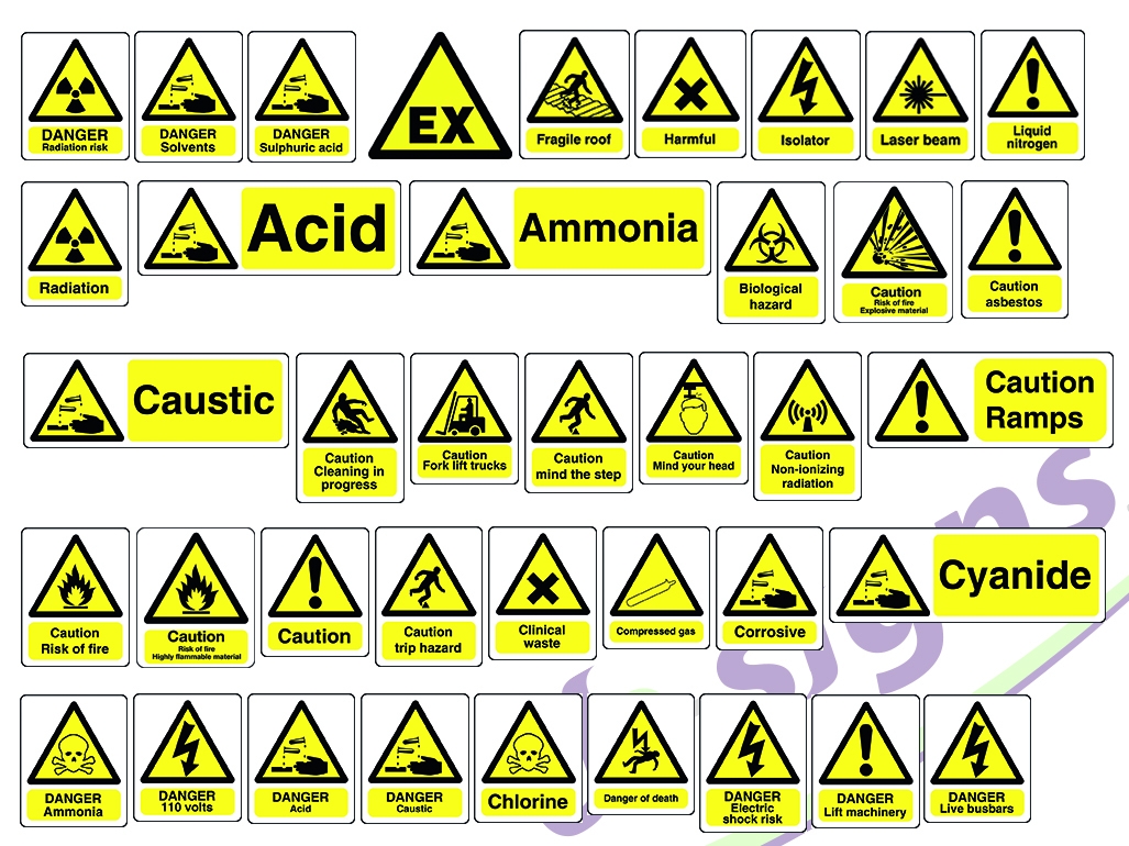 Workplace Safety Hazard Symbols Images And Photos Finder