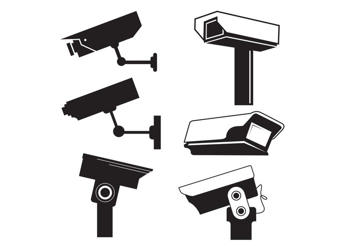 CCTV Camera Vector Graphics - Download Free Vector Art, Stock ...