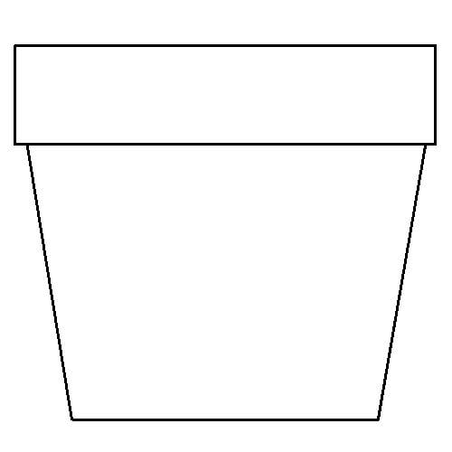 Flower Pot Coloring Page ClipArt Best