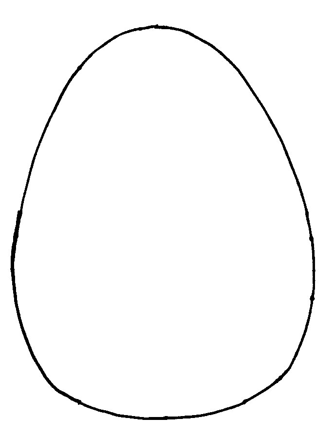 Easter Egg Templates - AZ Coloring Pages