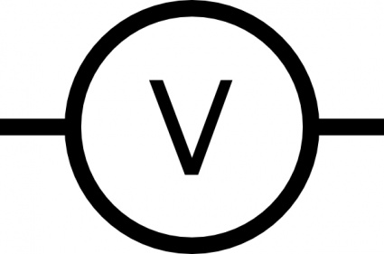 Volt Meter Symbol clip art - Download free Other vectors