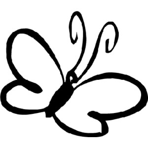 Butterfly Outline Template | Butterfly