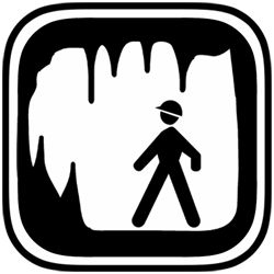 Clipart of open cave entrance