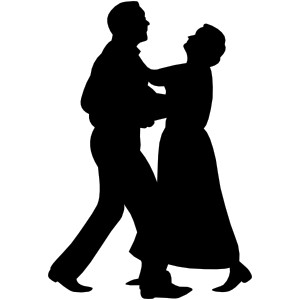 Dancing Couple clip art - vector clip art online, royalty free ...