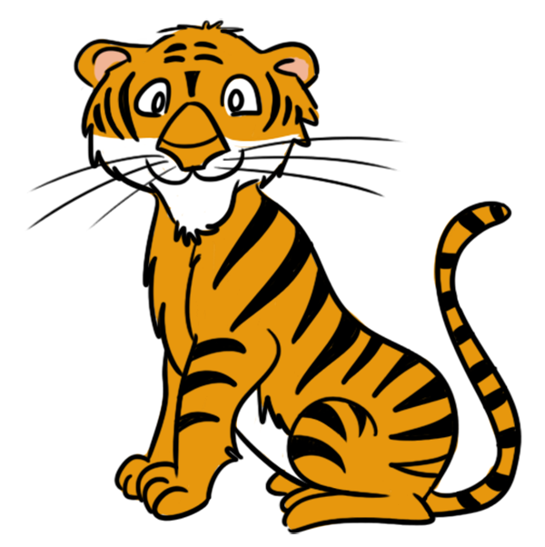 Animated Tiger Clipart