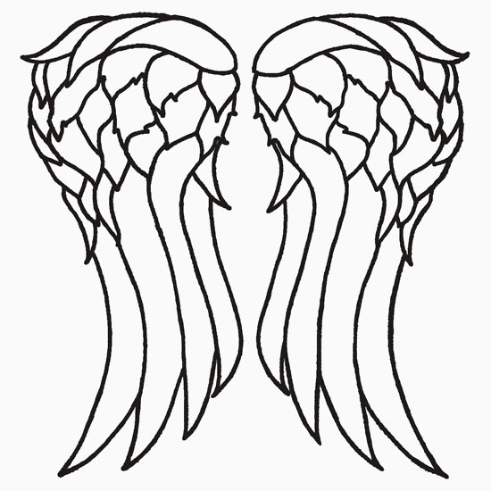 Best Photos of Template Of Wings Together - Angel Wings Template ...