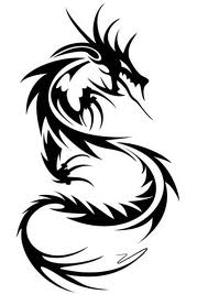 Motif Tato Naga Hitam Putih - Inspirasi Model Tato - ClipArt Best ...