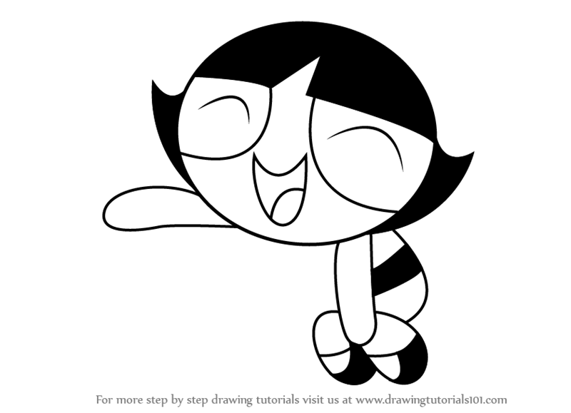 Learn How to Draw Buttercup from The Powerpuff Girls (The ...