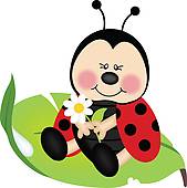 Cute Ladybug Drawings - Free Clipart Images