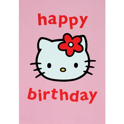 Greetings Card: Birthday: Hello Kitty, Greetings Card Birthday ...