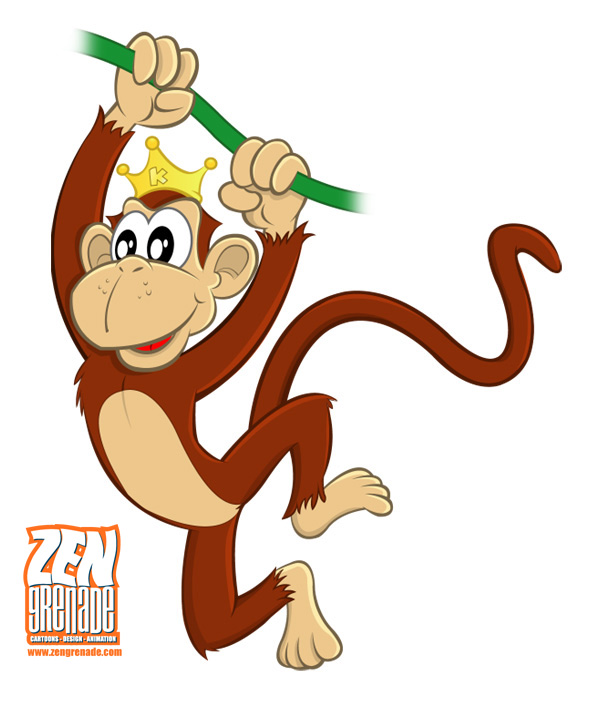 Swinging Monkey Clipart - Free Clipart Images