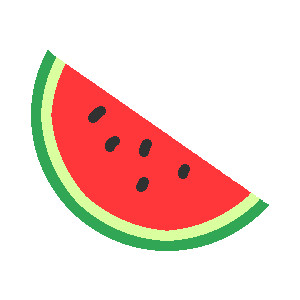 Watermelon-clip-art-7 - Polyvore