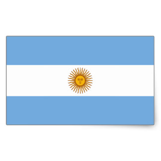 Argentina Flag Stickers | Zazzle