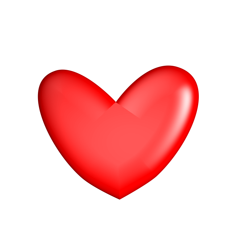 Red heart clip art free