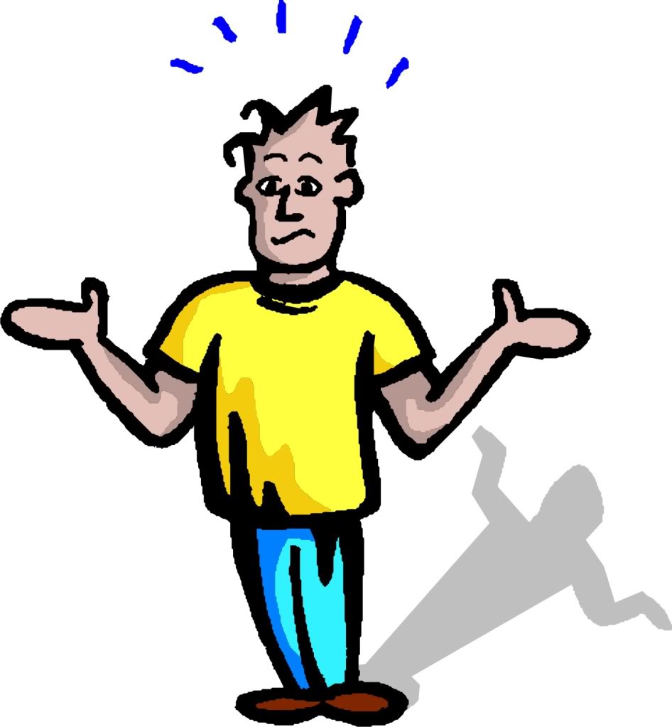 Clip Art Confused Guy Clipart