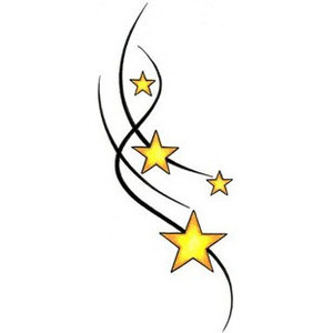 Star Tattoos | Moon, Shooting Stars, Nautical Star Tattoo De ...