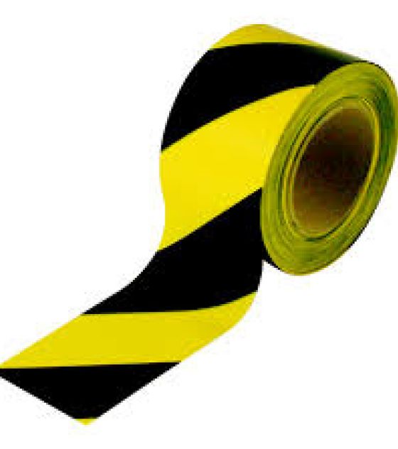 SST-636C - 6 Mil STRIPED SAFETY WARNING TAPES 36 Yd | Tapes ...