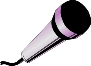 Pink Microphone Clipart