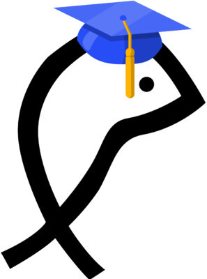 Image: Graduate Fish | Christian Fish Clip Art | Christart.com