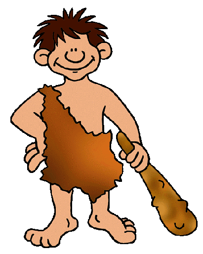 Caveman clipart pictures