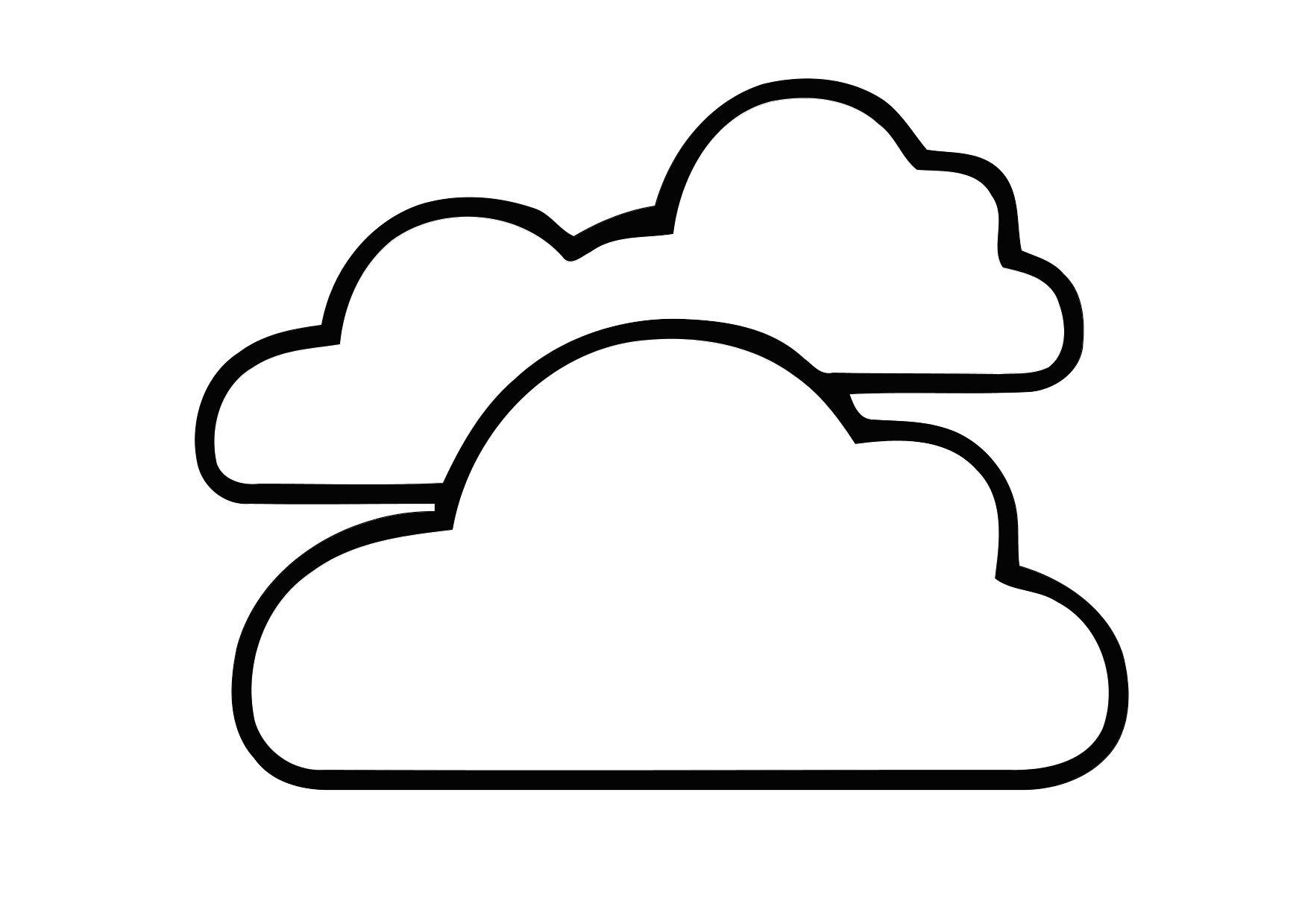 Coloring Pages Of Clouds - AZ Coloring Pages