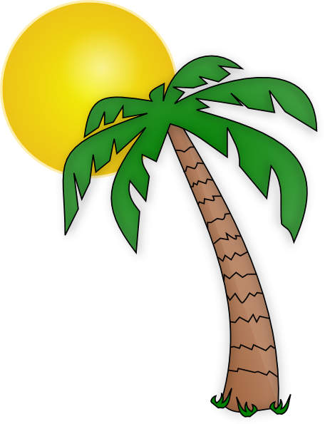 Palm trees clipart images