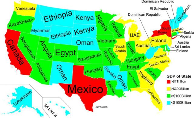 USA Maps with an Interesting Twist (26 pics + 2 gifs) - Izismile.com